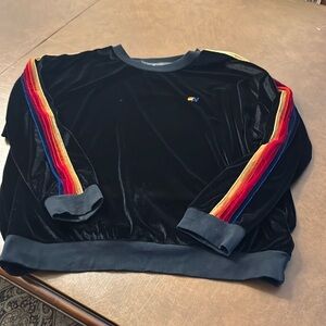 Aviator Nation women’s classic velvet relaxed sweatshirt